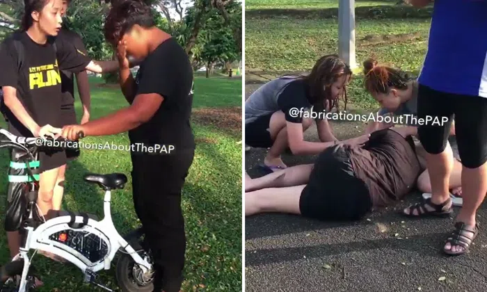 13-year-old PMD rider arrested after allegedly knocking down woman at ...