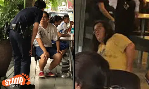 Police called in after fighting, spitting drama at Yishun McDonald's