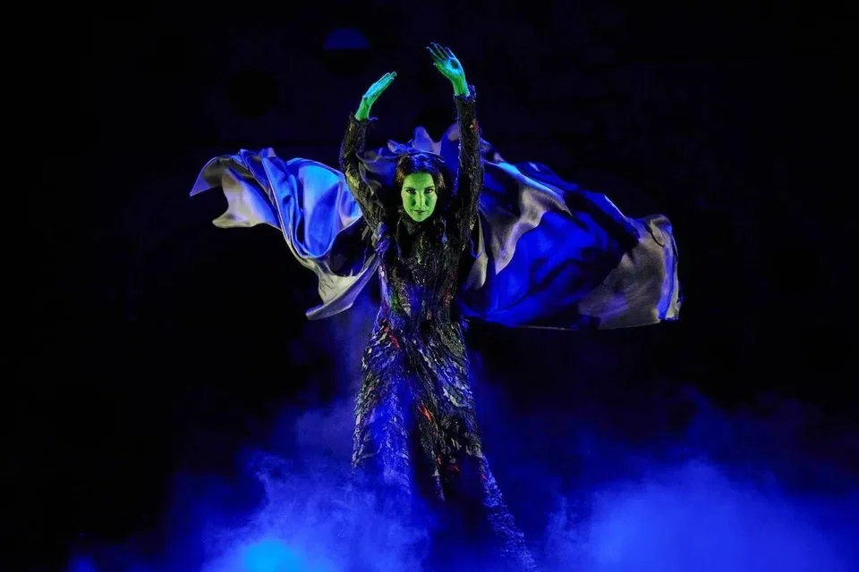 This stage production serves as both a reminder of the source material and a tantalising glimpse into what awaits in the second movie, Wicked: For Good.