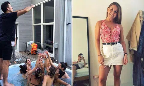 Funny photos of guys 'forced' to take photos for their GFs