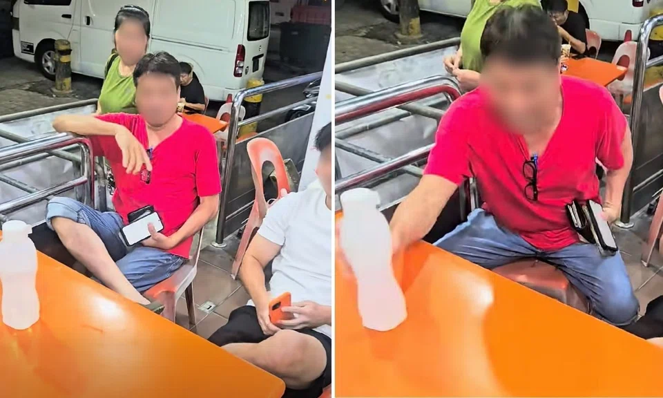 coffee shop dispute, water bottle rule, Chong Pang Nasi Lemak