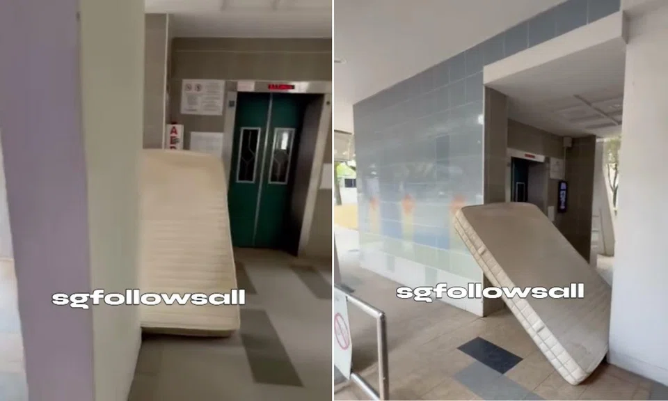 It blocked one of the passageways.