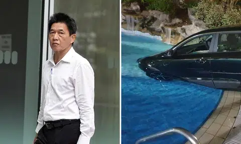 Man who drove into pool twice after drinking whiskey left 'trail of destruction' with $18k in damages