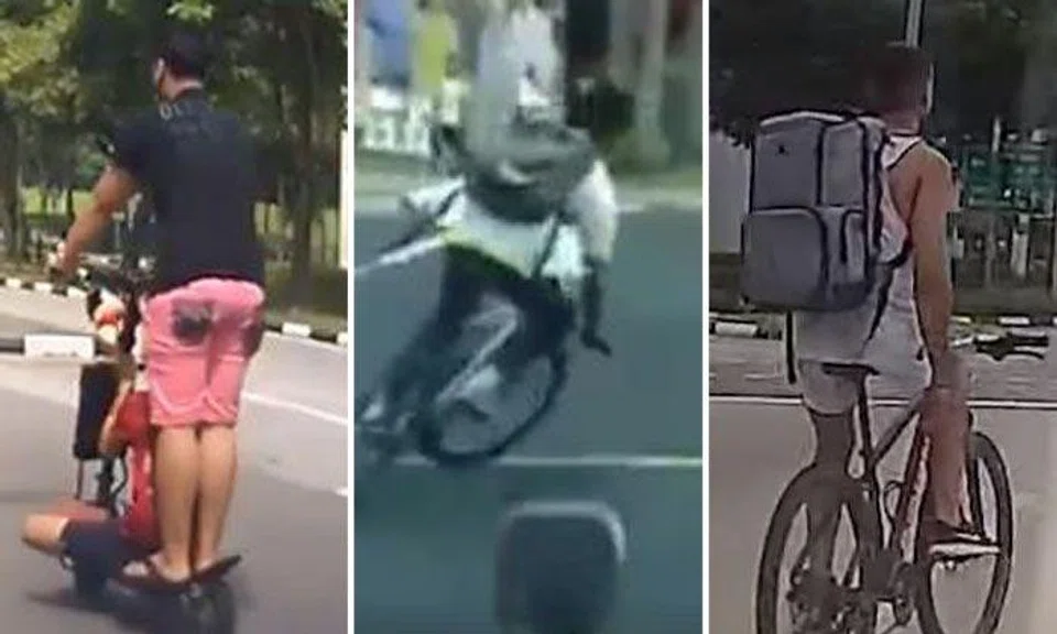 Who's to blame if these errant cyclists and e-scooter riders get into an accident?