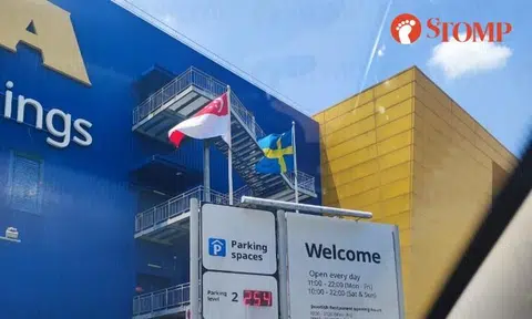 Swedish flag flown outside Ikea Tampines: Is it allowed?
