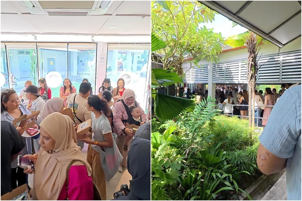 The Slice Slice Baby event on Sept 14 was marketed as Singapore's take on the viral cake picnic trend.