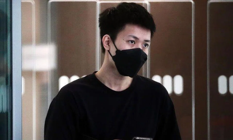 Nicholas Lau Wei Chong was sentenced to eight months' jail on April 26, 2022. ST PHOTO: KELVIN CHNG