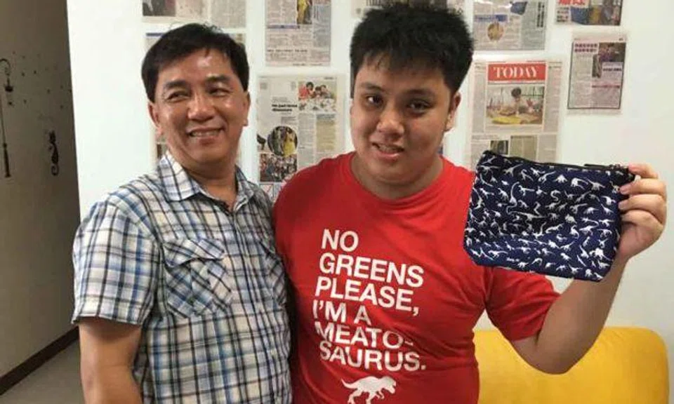 Father of autistic boy behind 'dino pouch' works 7 days a week as taxi driver