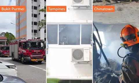 3 residential fires in 2 days: One likely started from PAB battery in bedroom, says SCDF