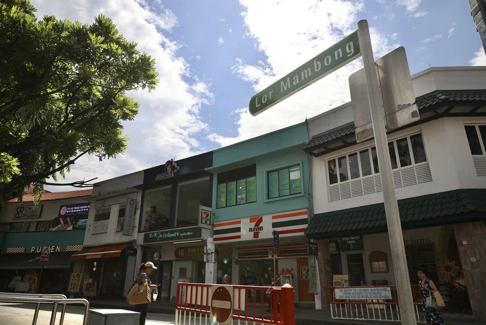 Lorong Mambong, home to a cluster of bars and restaurants. While Holland Village may not buzz with the same energy as Orchard Road, it has not affected the quality of what is on offer, says a regular visitor.