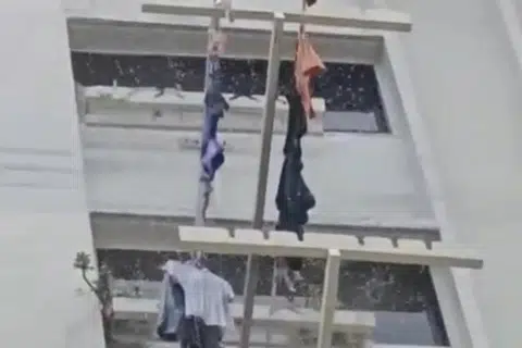 Water gushes from rooftop water tank at Yishun HDB, soaking residents' laundry