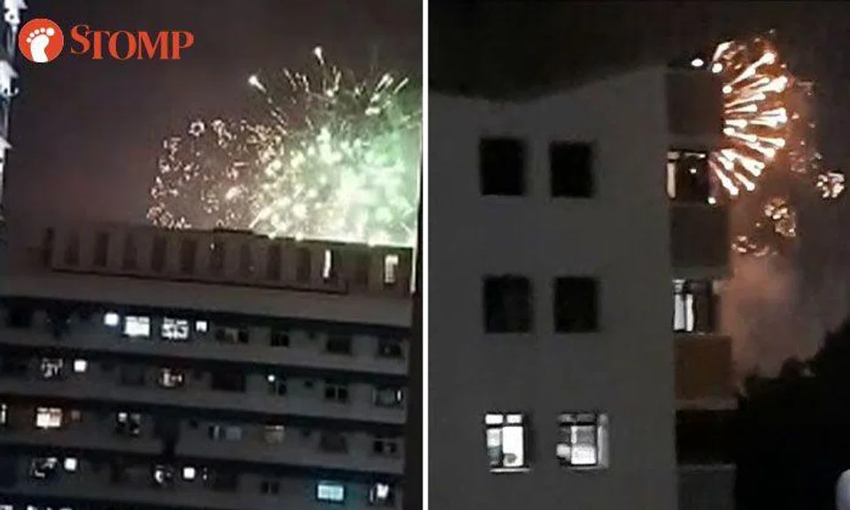 Bukit Panjang residents surprised to see fireworks coming from Choa Chu Kang