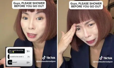 TikToker calls out 'S'porean Chinese' in plea for guys to shower before going out because of smell