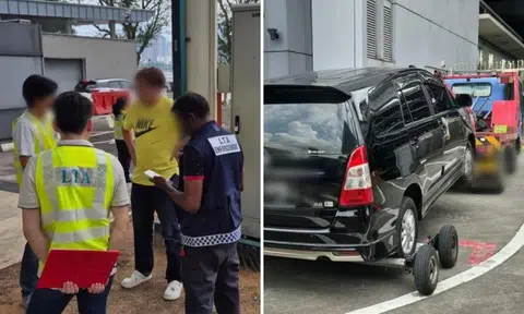 8 drivers caught providing illegal cross-border rides at Woodlands and Tuas Checkpoints