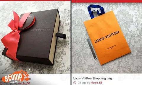 Fancy cash and unwilling to part with your luxury goods? Just sell your branded paper bags online like this person