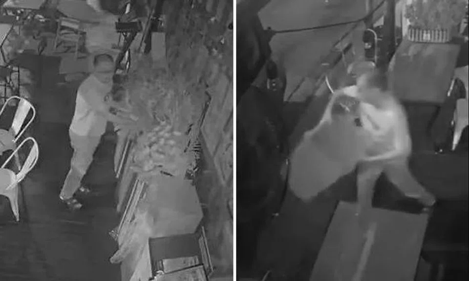 Man steals flower stands from Tanjong Pagar restaurant and leaves it bare, police investigating