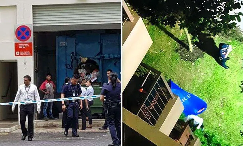 Tampines double death: Married man dead at foot of block, alleged GF's body found in flat with stab wounds