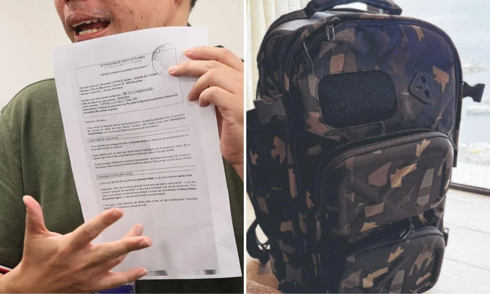 man’s anti-theft backpack containing S$1,000 in valuables stolen 