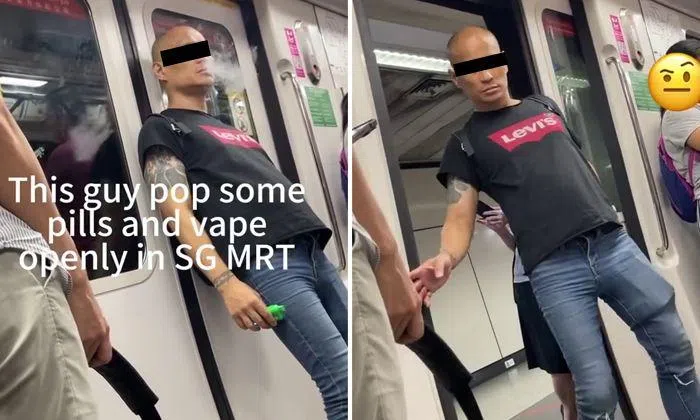 SMRT reports incident of man vaping on train to police | STOMP