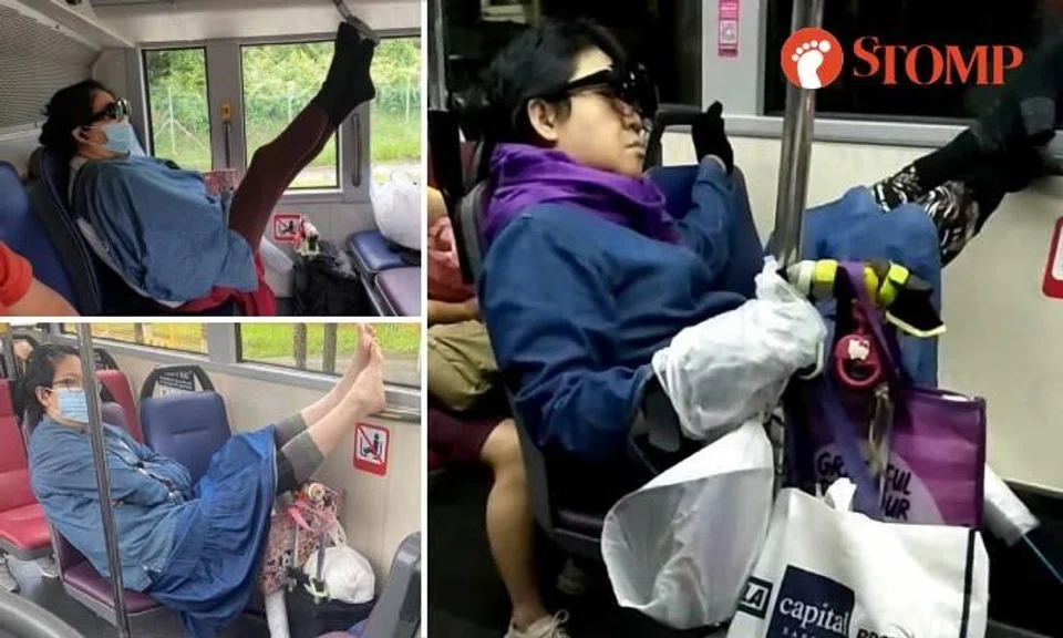 Stomper Raven shared a video of the incident that took place on bus service 187 on July 13 at around 8pm.