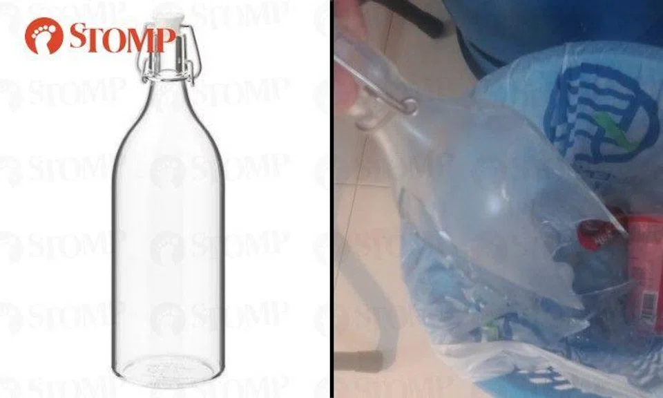 The Stomper said that he threw away the broken bottle as well as the other one he had not used yet to be extra careful.