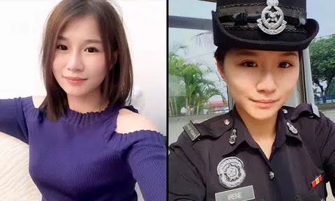 "I surrender!": Cute Malaysian policewoman gets netizens wishing they could turn themselves in