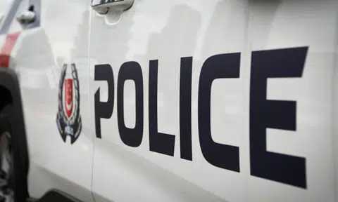 police car vandalised