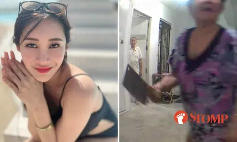 Woman's neighbours below keep banging on ceiling, one threatened previous resident with chopper