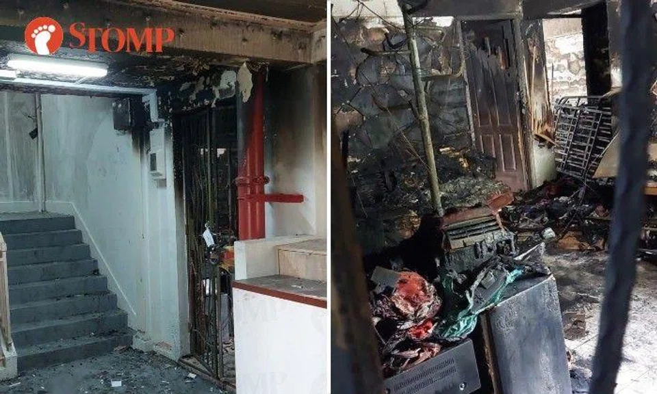 Stomper: "One of the level-three units was on fire and the cleaners cleared the corridor from level three to level five."