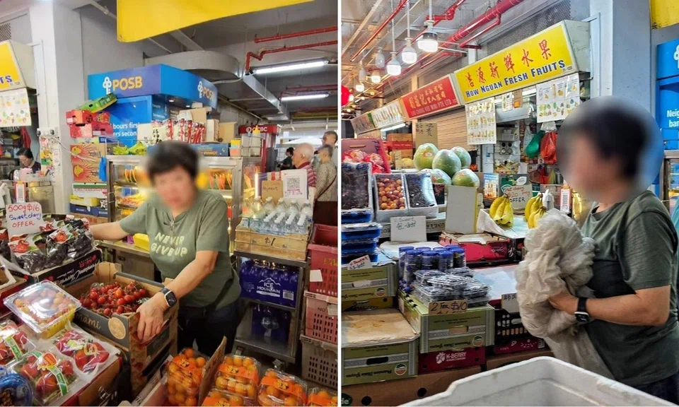 The fruit vendor said the group had squeezed the fruits repeatedly.