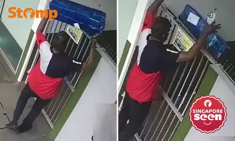'Champion delivery man' tosses parcel over Kallang condo gate instead of calling resident