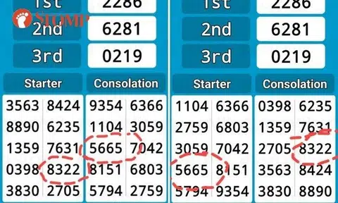 The 4D results apparently changed in the course of 30 minutes on Sept 29.