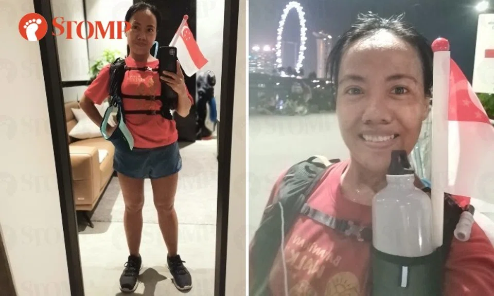 Stomper Jeanette completed the 57km run in 8 hours and 51 minutes.