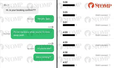 GrabHitch driver accepts booking for 5am ride -- then goes MIA because he was sleeping