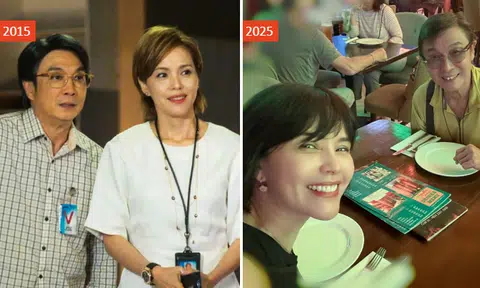 Zoe Tay goes to HK for reunion with former co-star Damian Lau after 10 years