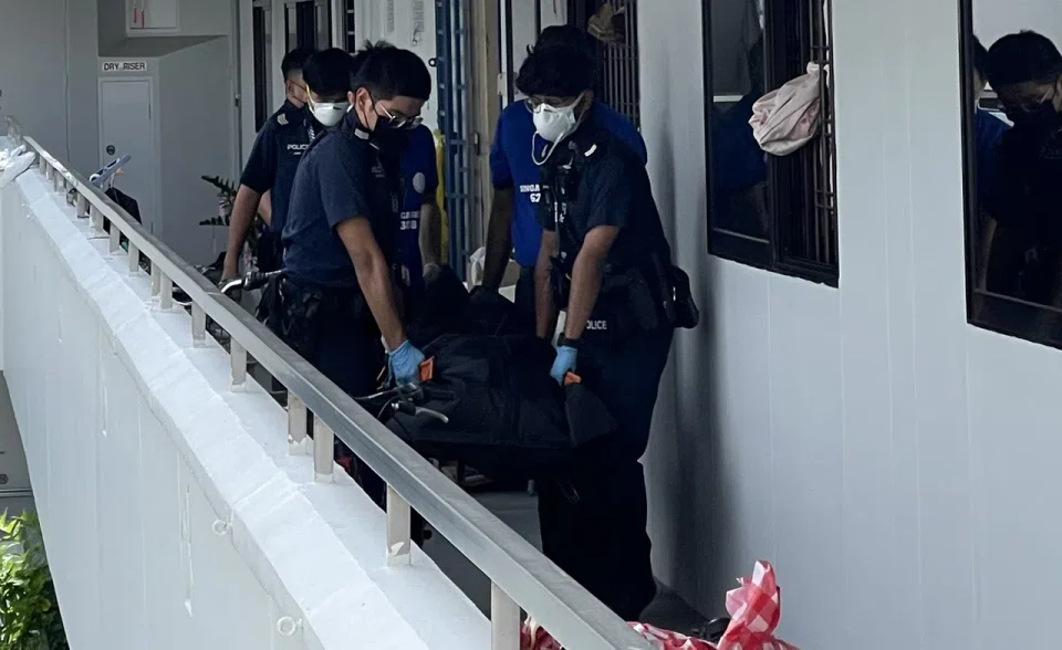 A felt something amiss when he detected a stench coming from the man's flat.