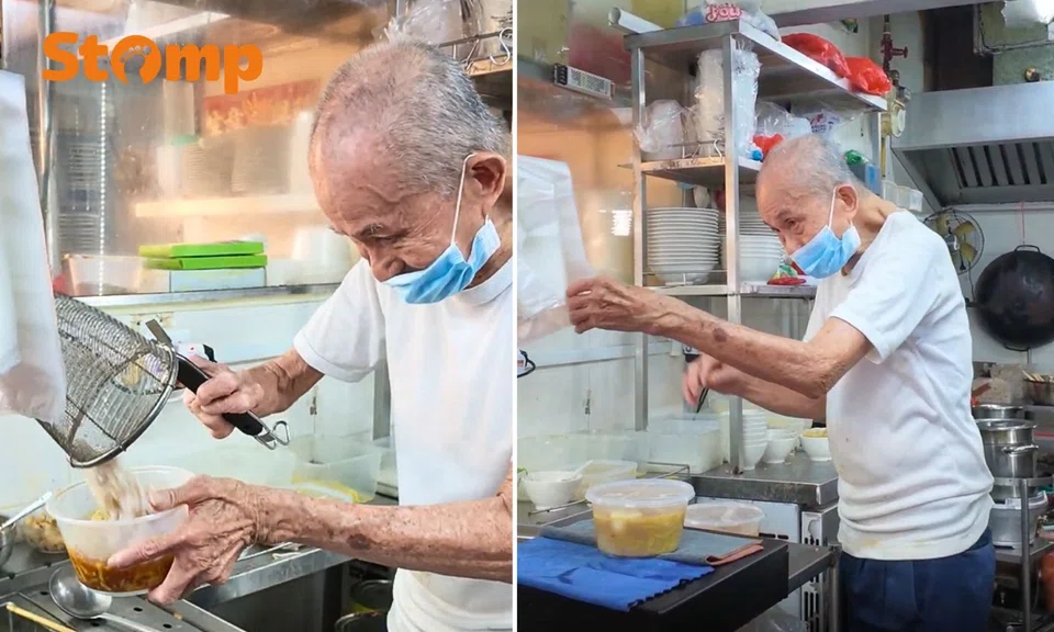 elderly hawker 90 years old toa payoh
