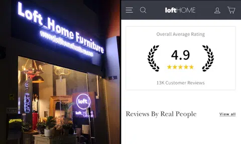 Furniture shop gets warning after customers complain it used their initials in fake 5-star reviews