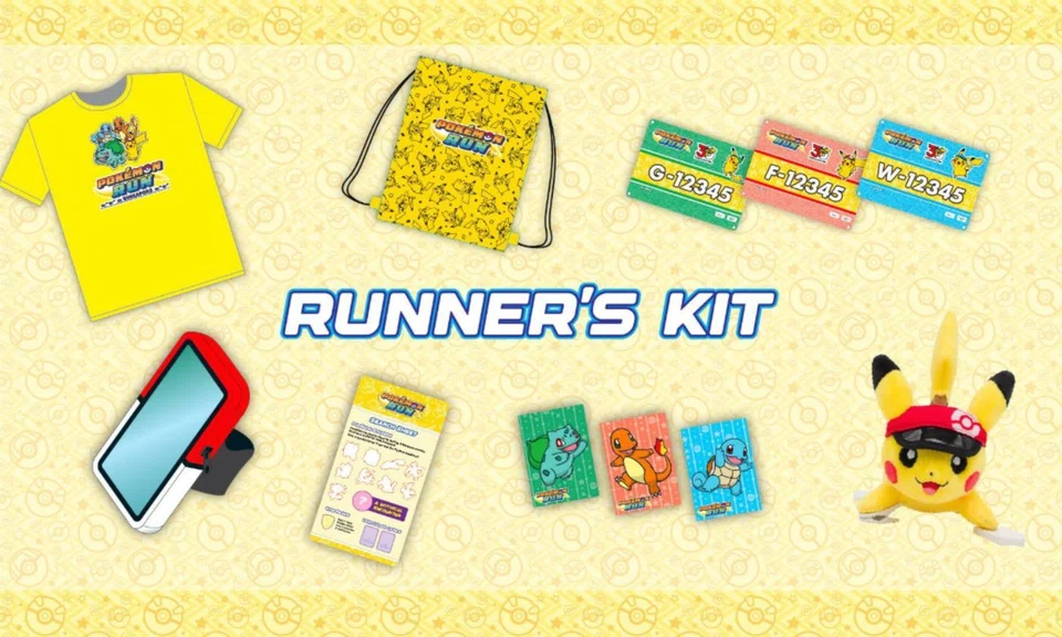 Pokémon run Singapore, Pikachu card, Pokémon 30th anniversary