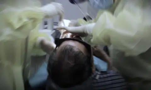 Man poops out dentist's equipment part that fell down his throat: 'He gave birth this morning!'