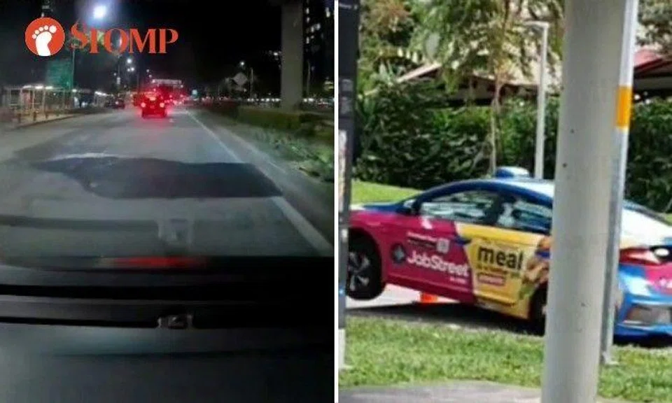 Punggol Central and Portsdown Road, where the bumpy road is shaking up unwary motorists.