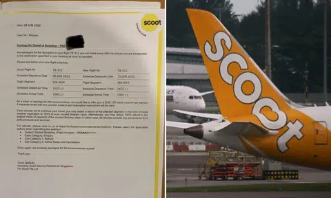 scoot flight rescheduled due to overbooking, son says cancer-stricken mother’s medical appointments delayed