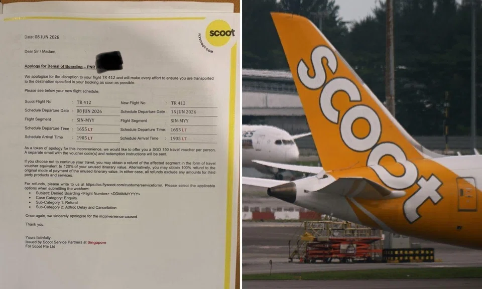 scoot flight rescheduled due to overbooking, son says cancer-stricken mother’s medical appointments delayed