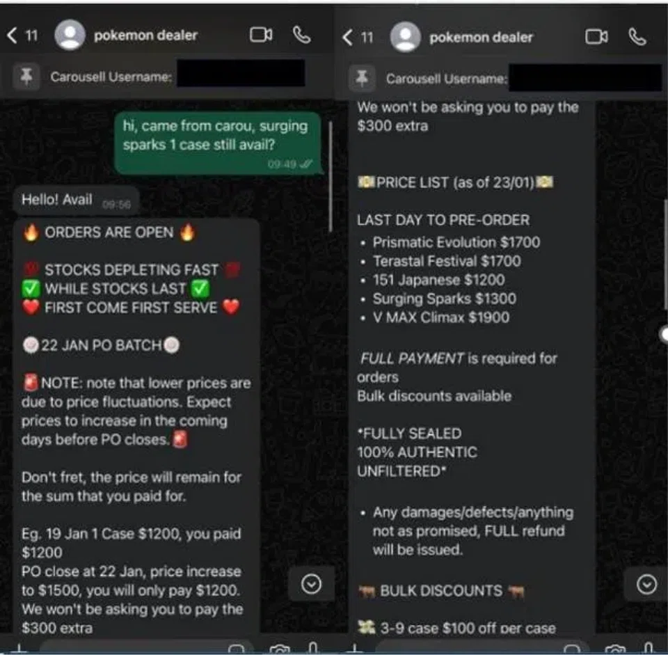 Scammers would send out listings for new and rare casings, enticing buyers to purchase.