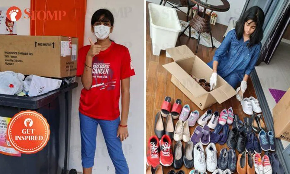 11-year-old girl organises shoe drive, buys groceries for the needy with her own money