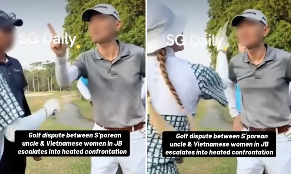 JB golf resort dispute, Singaporean men, Vietnamese women