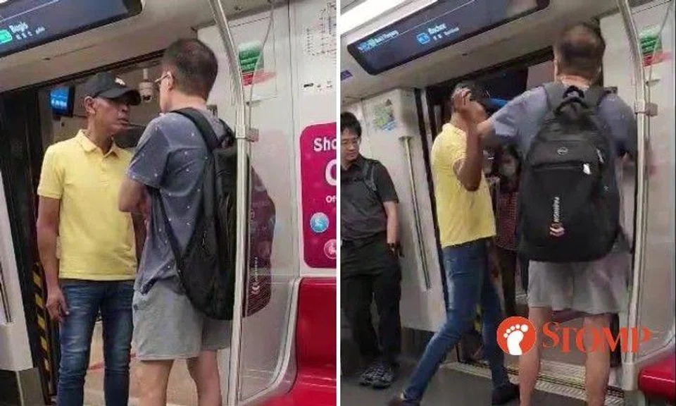 Stomper Steven shared a vulgarity-laden video of the incident he took at about 12.40pm.