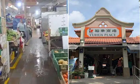 Leaky ceiling at Yuhua market raises concerns for elderly, stallholder claims business halved