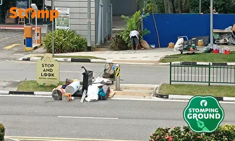 'Stop and look' at pile of junk in middle of road in Toa Payoh: What does it say about 'clean' S'pore?