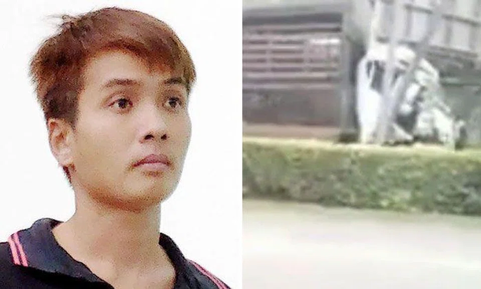 Andy Cheong Chin Chye (left) was sentenced to 11 months' and 6 weeks' jail and banned for driving for 9 years. ST PHOTO: WONG KWAI CHOW, PHOTO: FACEBOOK
